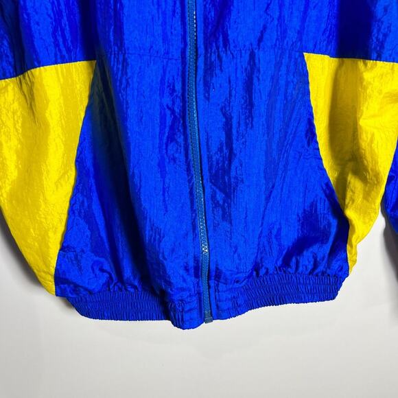 Vintage SWET GEAR By Frank 90s Windbreaker Jacket SIZE S Burgess Tennis USA - Picture 9 of 12